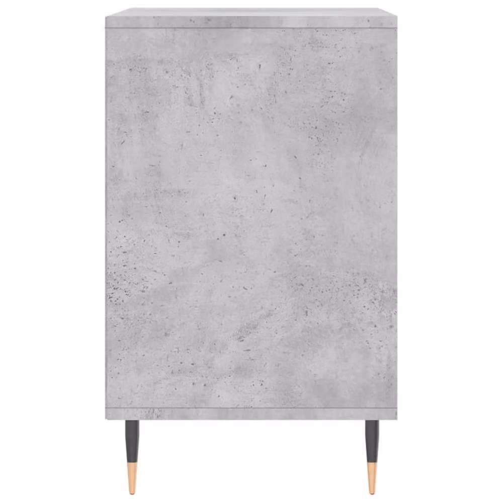 Berkfield Home Modern Shoe Cabinet in Concrete Grey, W/D/H: 102 x 36 x 60 cm – 4