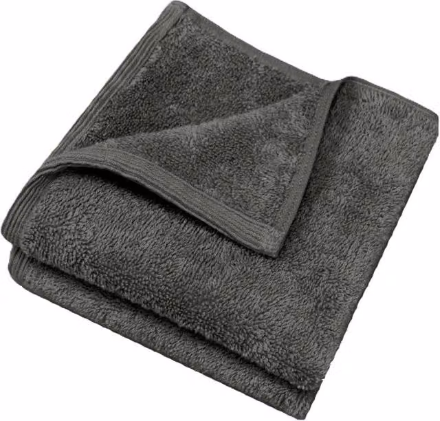 Allure Bath Fashions Pack of 2 Bamboo and Cotton Face Cloths, Grey, W/D/H: 30 x 30 x 30 cm – 6