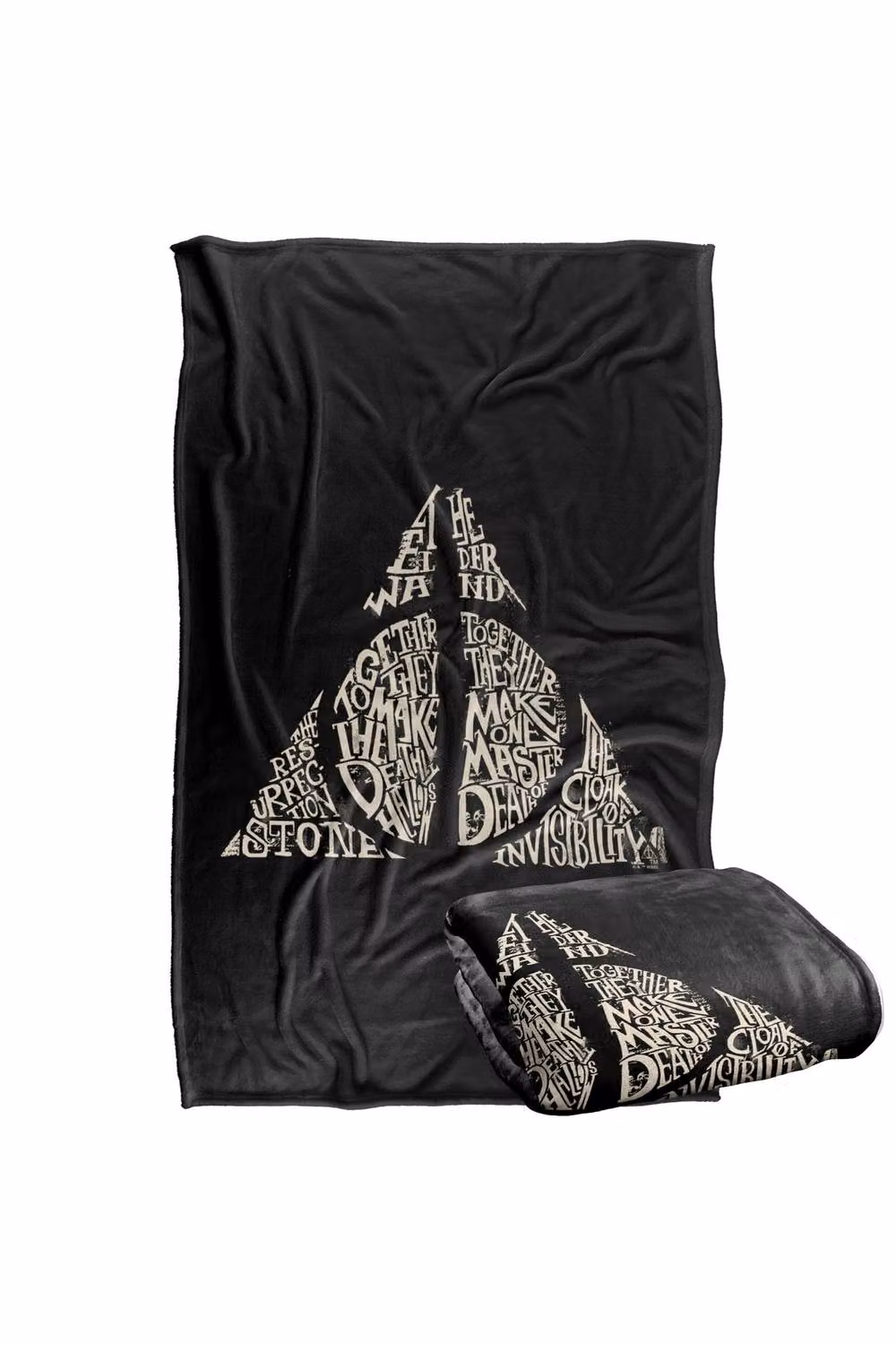 LOGOVISION Harry Potter Together Make The Deathly Hallows Super Soft Fleece Throw Blanket, Multicolour, W: 152 cm, D: 127 cm – 7