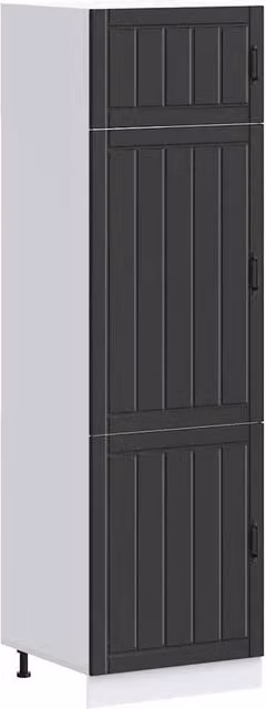 Berkfield Home Lucca Kitchen Cupboard in Black Matt MDF – 1