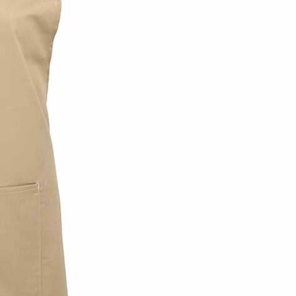 Premier Pocket Bib Apron in Beige – 2