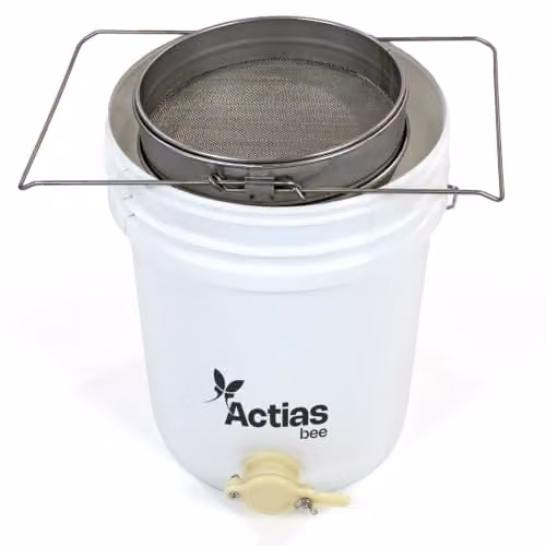 Actiasbee 20L Honey Settling Tank with Double Strainers and Honey Gate in White – 4