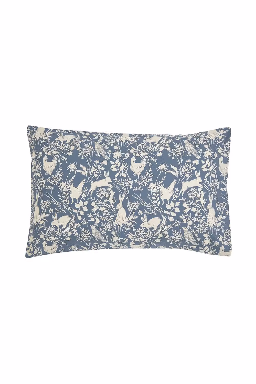 Helena Springfield Forest Friends Reversible Cotton Duvet Cover and Pillowcase Set in Blue, W/D/H: 140 x 200 cm and 90 x 200 cm – 2