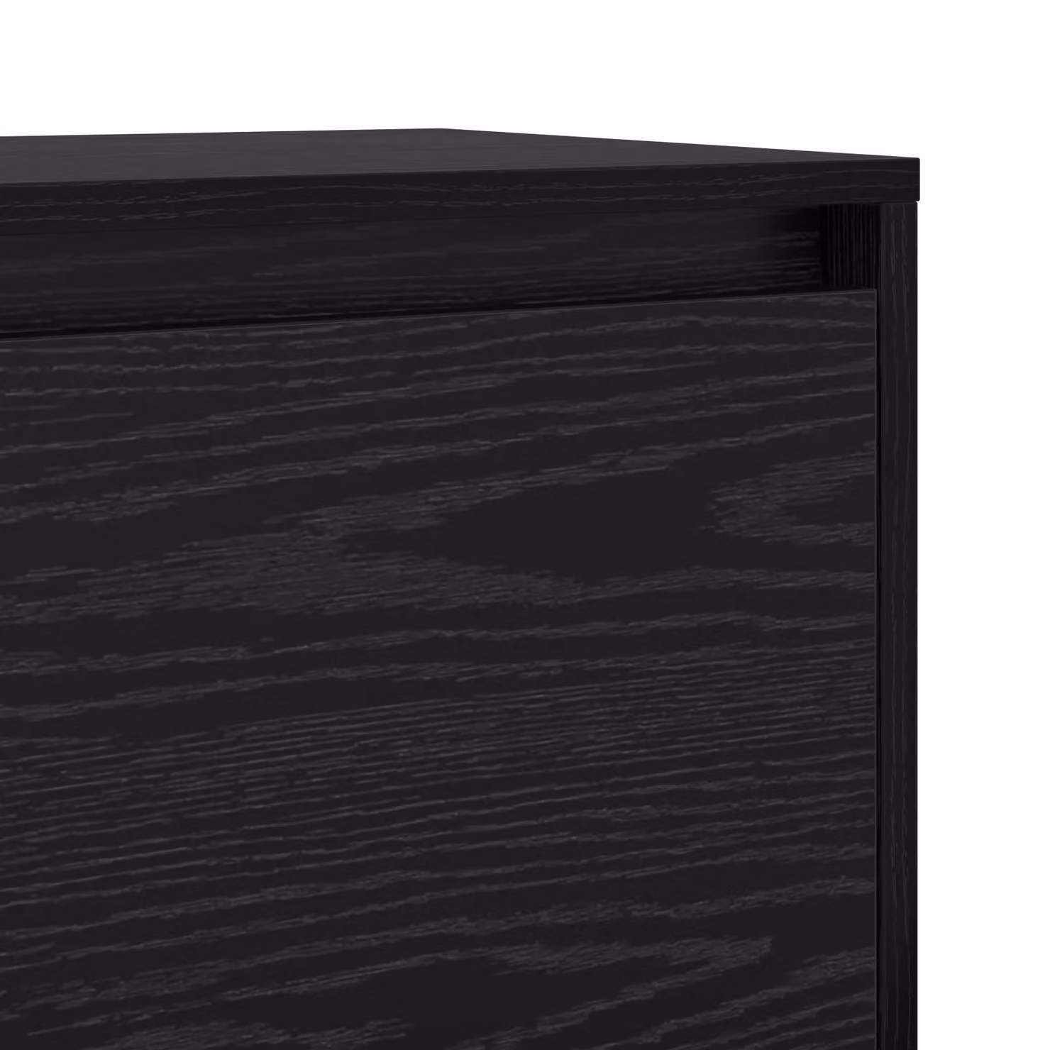 Berkfield Home Modern Black Oak TV Stand in Engineered Wood – 5