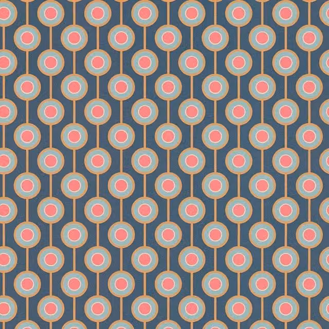 A.S. Création Blue Geometric Abstract Vinyl Wallpaper Roll