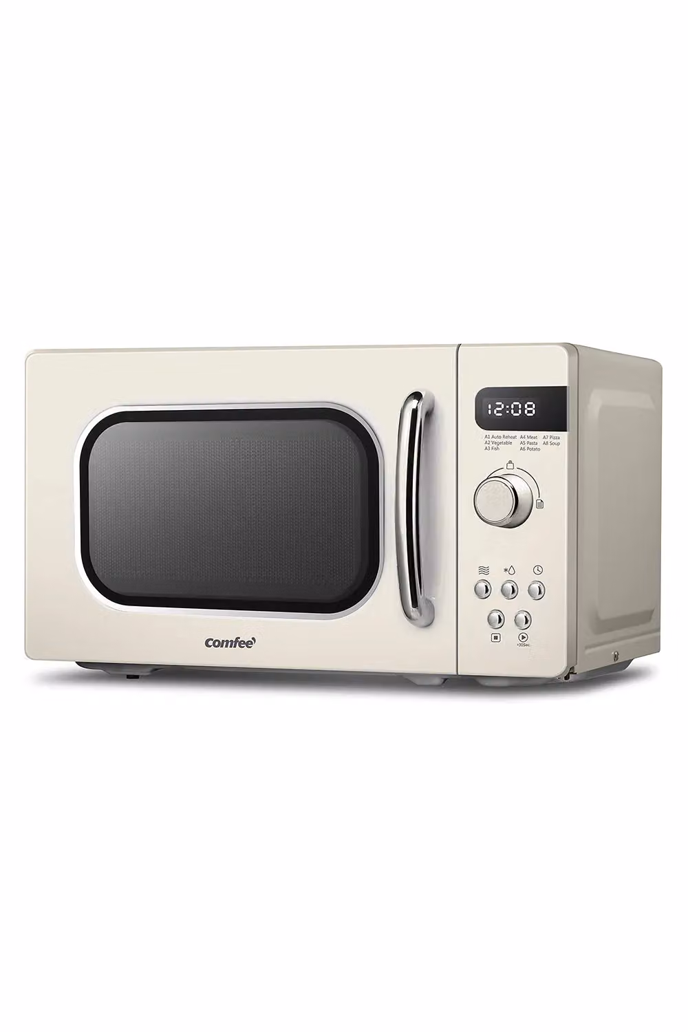 Living and Home Retro Style Solo Microwave Oven, 800W, 20L, Beige – 2