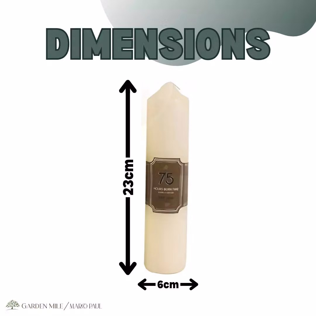 Marco Paul White Church Pillar Candle – 2