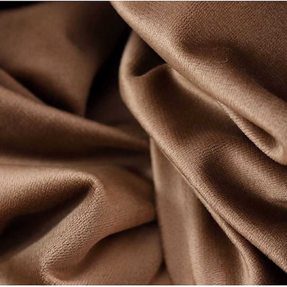 YnysTec Plush Velvet Cushion Cover in Dark Mauve, W: 50 cm, H: 30 cm – 4