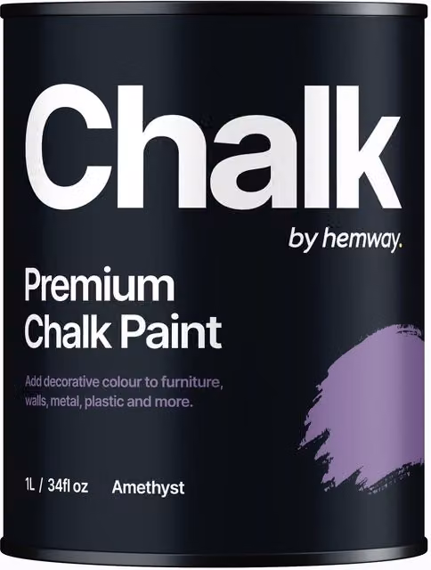 Hemway Chalk Paint Flat Matt Amethyst Purple 1 l