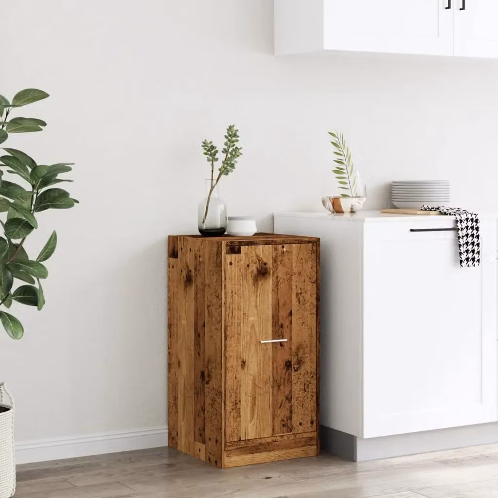 Berkfield Home Apothecary Cabinet in Brown Engineered Wood, W/D/H: 40 x 41 x 77.5 cm – 3