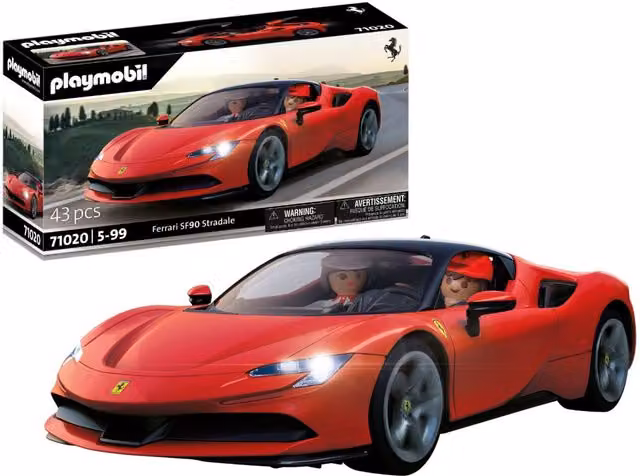 Playmobil Ferrari Vehicle Playset, Red