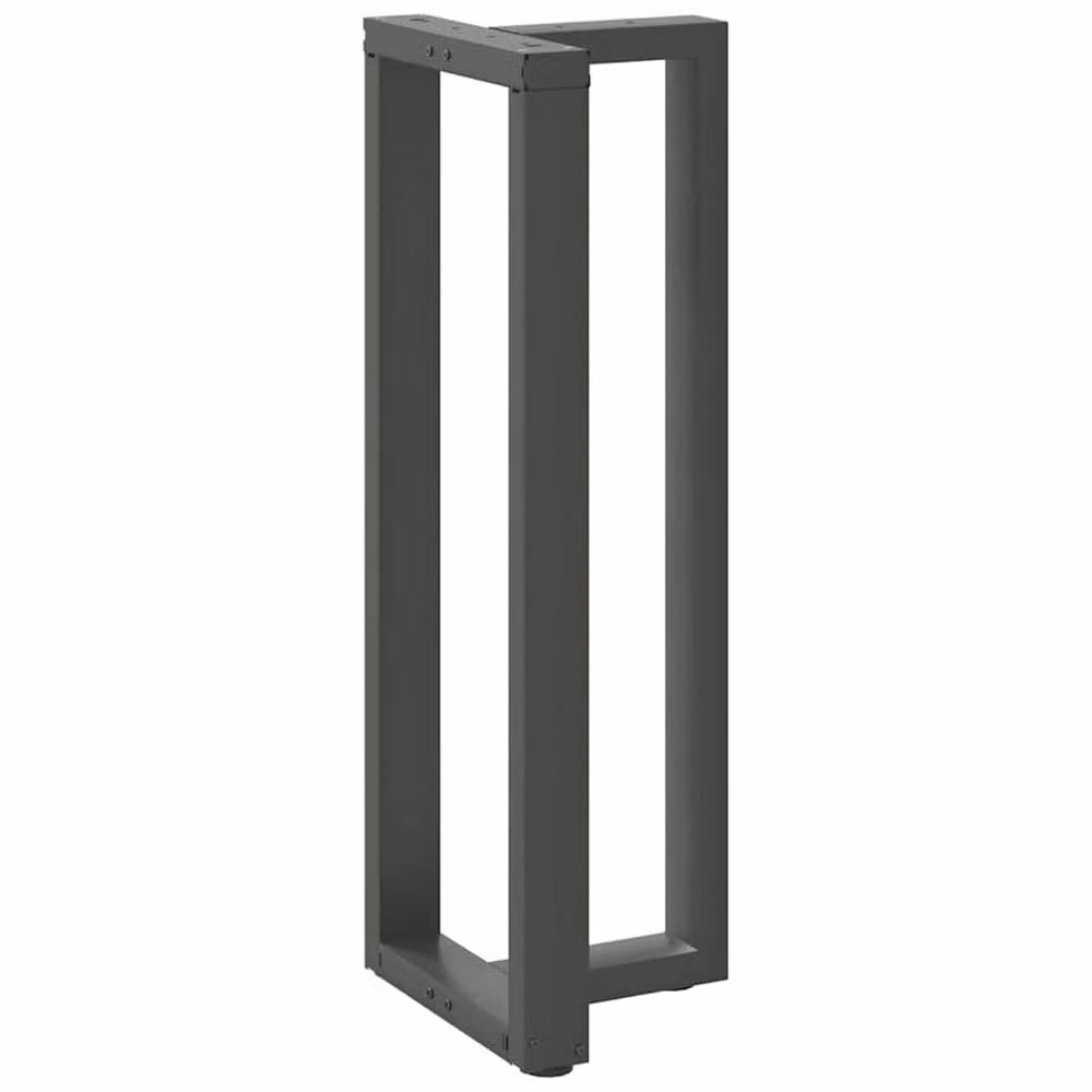 Berkfield Home Modern T-Shaped Bar Table Legs, 2 Pieces, Anthracite Grey, W: 50 cm, D: 35 cm, H: 110-111 cm – 3