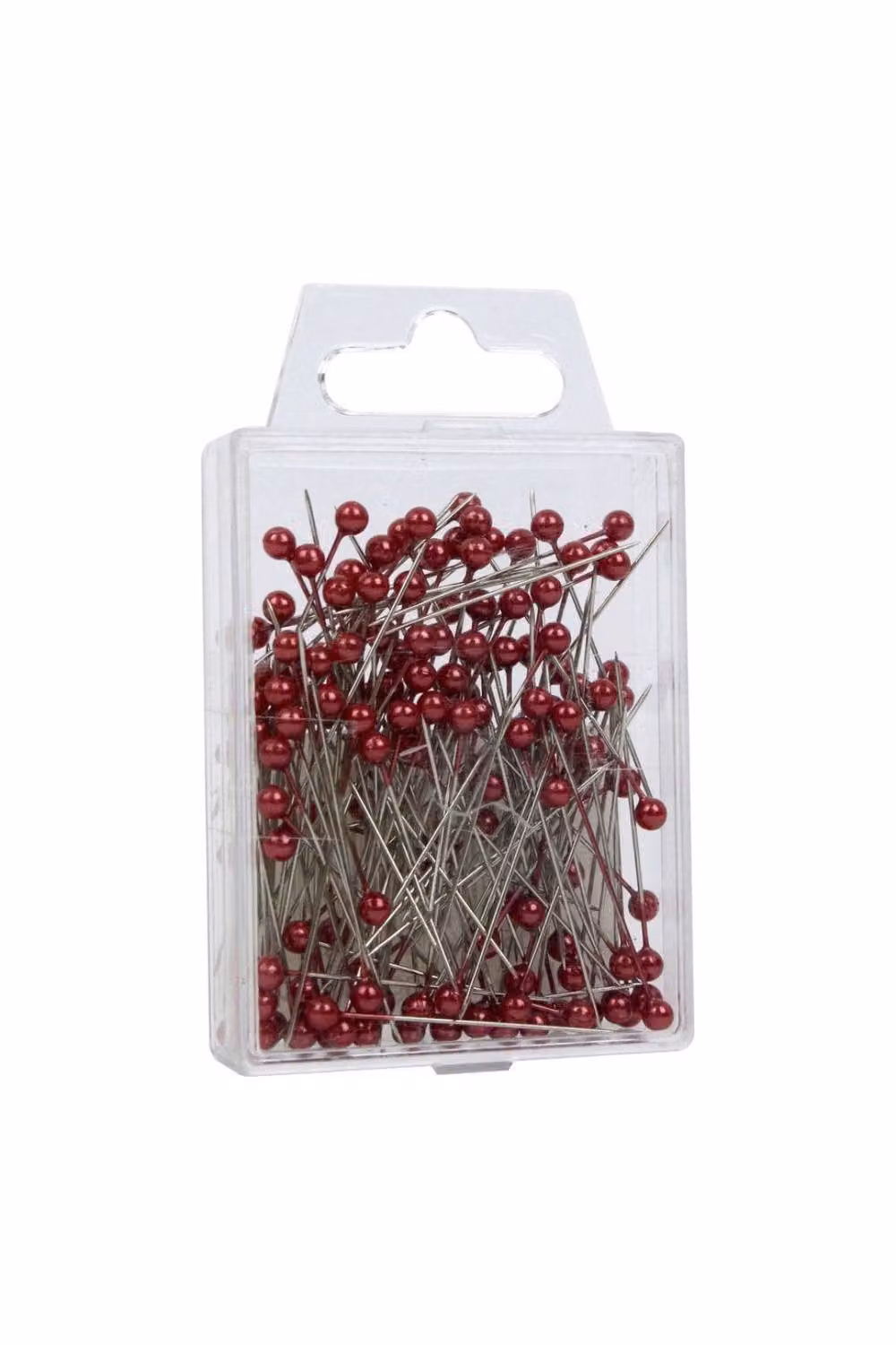 KDMD Red Pearl Headed Metal Pins, 4cm, 4 Pack – 2