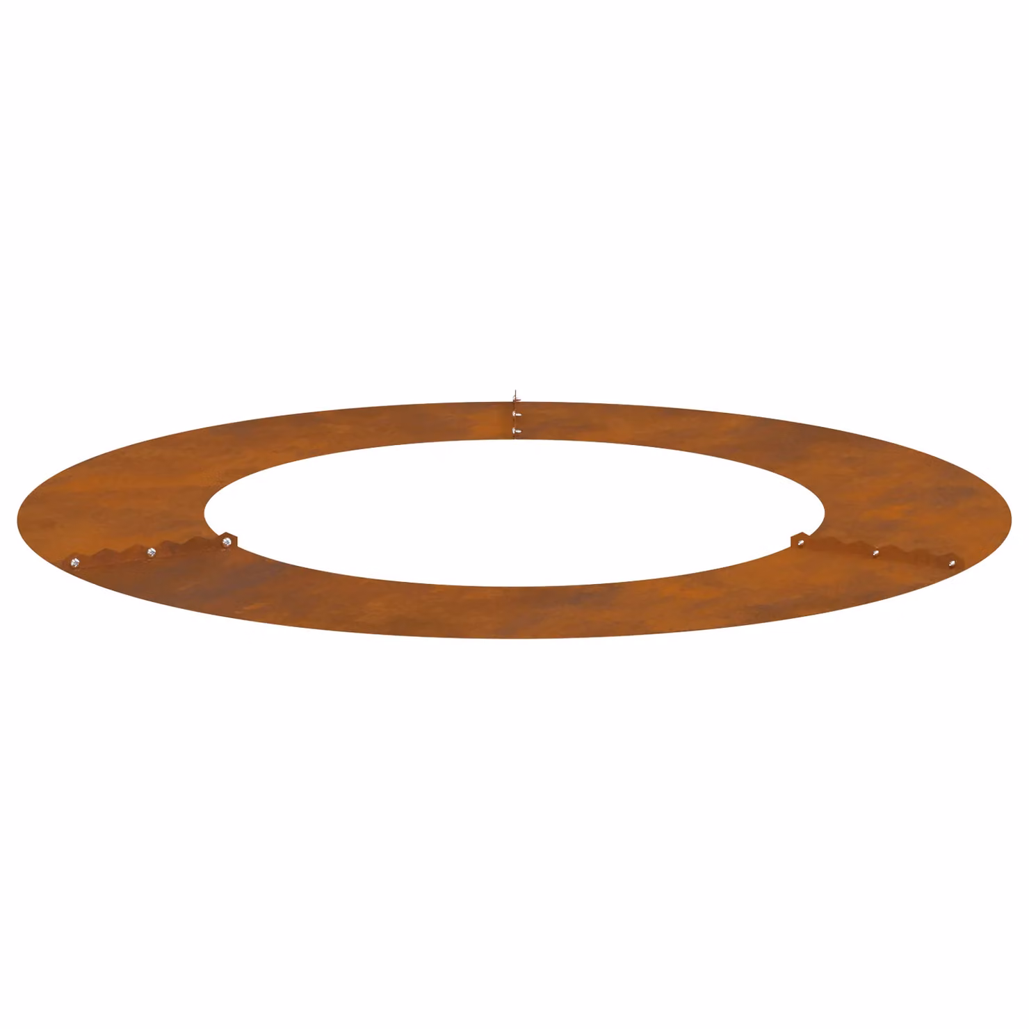 Berkfield Home Large Corten Steel Planter with Decorative Inlays in Brown and Multicolour – 1