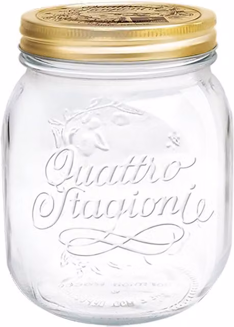 Bormioli Rocco Quattro Stagioni Glass Storage Jar, 0.7 l, Transparent – 1