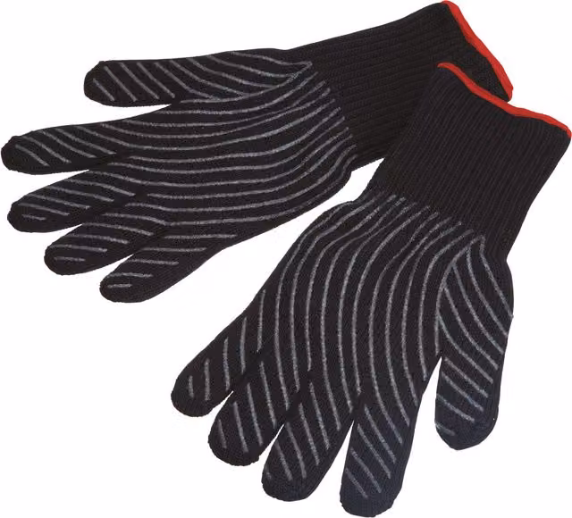 MasterClass Non-Slip Silicone Safety Oven Gloves in Black