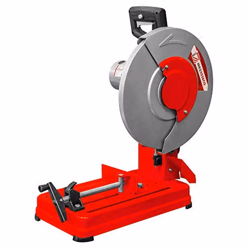 Holzmann Benchtop Metal Circular Saw in Red and Multicolour