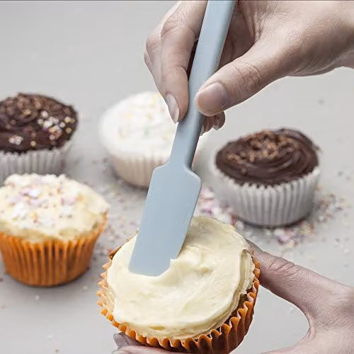 Zeal Silicone Mini Baking Spatula, Blue or Green – 3