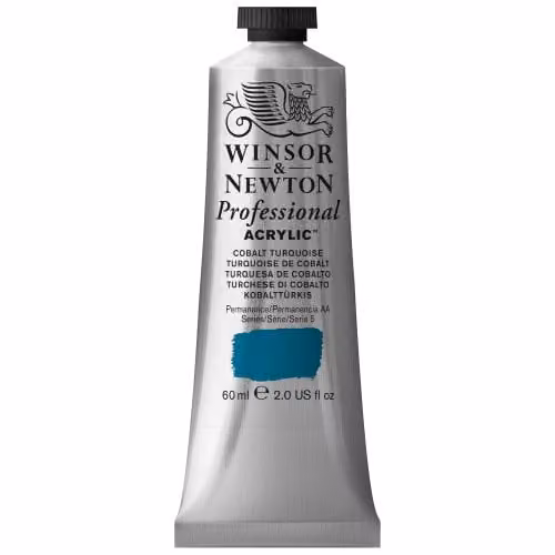 Winsor & Newton Professional Acrylic Colour, Cobalt Turquoise, 60 ml – 1