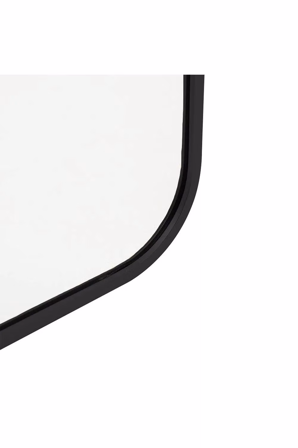 H&O Direct Modern Round Metal Wall Mirror in Black – 3