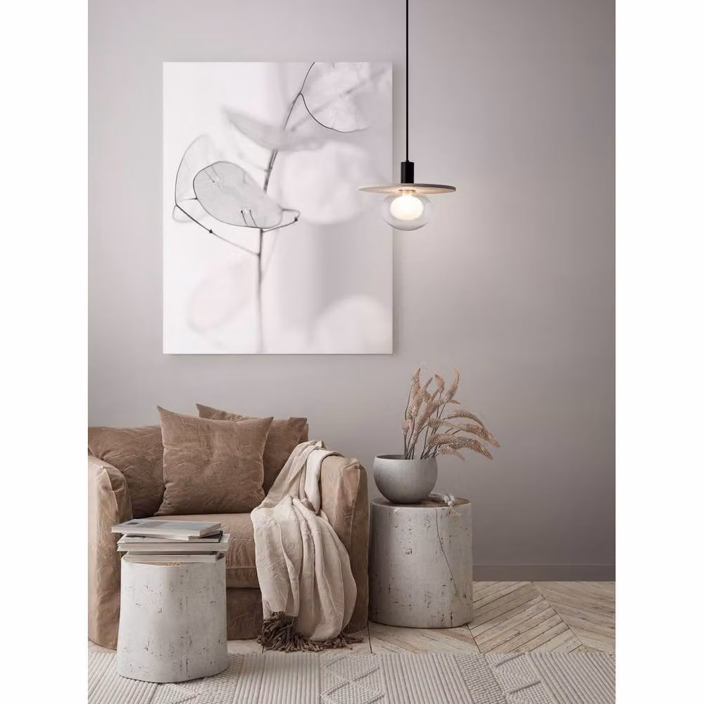 Netlighting Vrahos Dome Pendant Ceiling Light Beige E27 1x12W – 2
