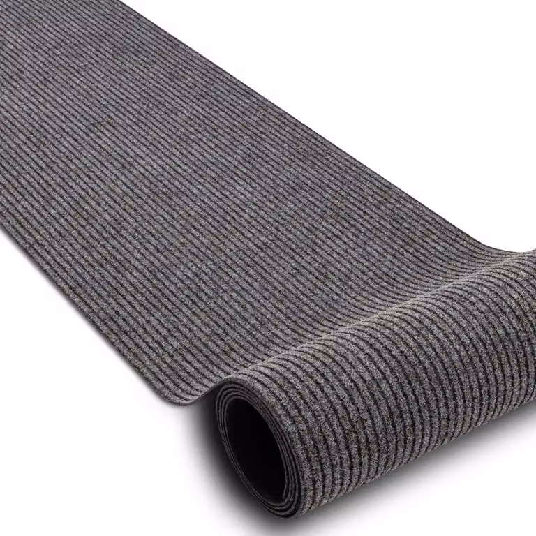 RugsX Non-Slip Brown Polypropylene Runner, W/D/H: 100 x 160 x 0.7 cm