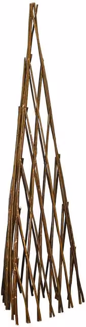 Selections Brown Expanding Willow Garden Obelisk Support, Height: 150 cm