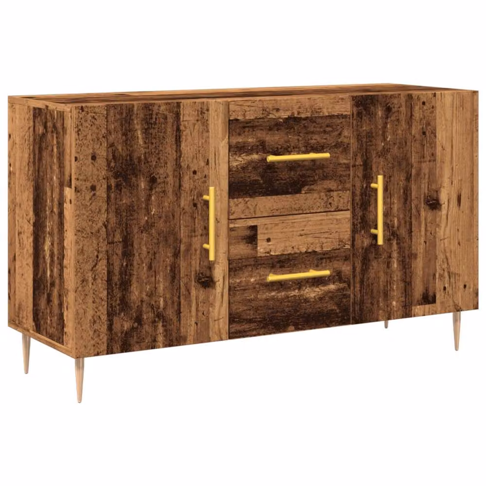 Berkfield Home Old Wood Sideboard in Brown, W/D/H: 100 x 36 x 60 cm – 3
