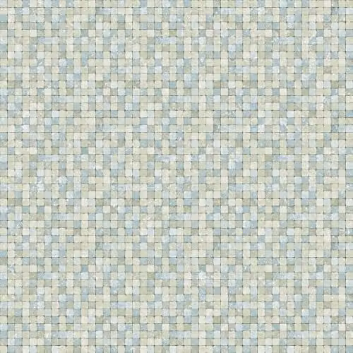 Galerie G67416 Natural FX Geometric Modern Washable Vinyl Non-Woven Wallpaper Roll, Green/Blue