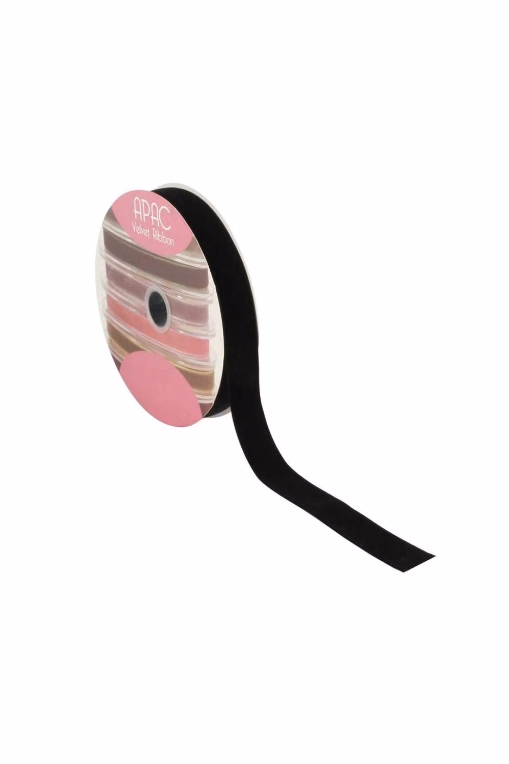 KDMD Black Velvet Ribbon, 25mm x 20m – 3