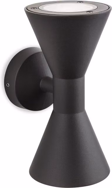 Firstlight Sands Up and Down Outdoor Wall Light, Black or White, IP54, GU10