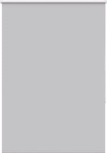 Berkfield Home Blackout Roller Blind in Light Grey, Thermal Insulating Polyester, W: 110 cm, H: 130 cm