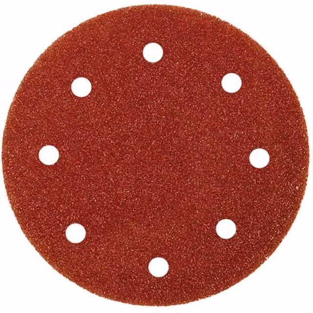 Abracs Hook and Loop Sanding Discs, 120 Grit, Red, 25 Pack – 2