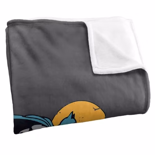LOGOVISION Batman DC Night Owl Super Soft Silky Touch Fleece Throw Blanket, Multicolour, W: 91.44 cm x L: 147 cm – 2