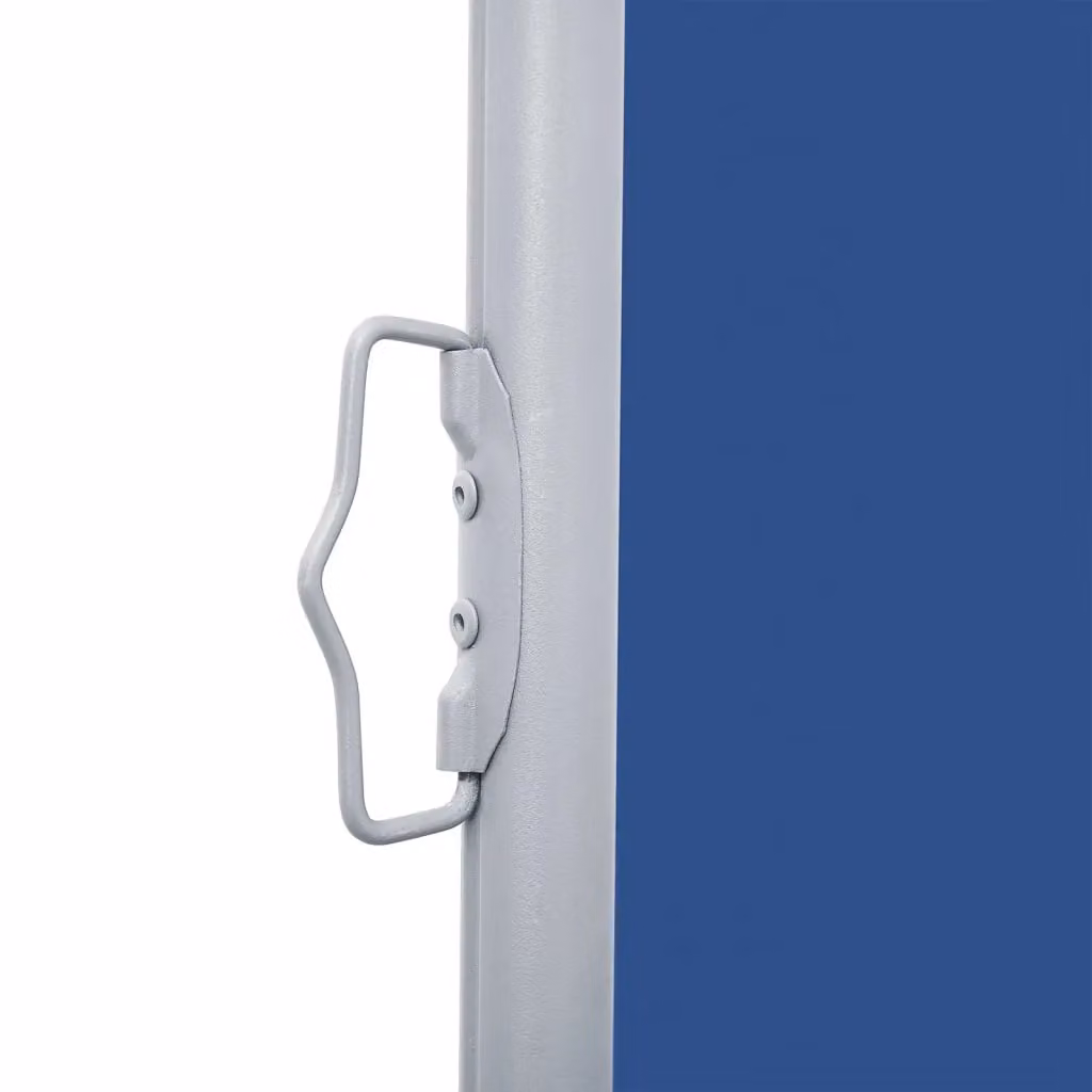 Berkfield Home Blue Retractable Polyester Roller Side Awning W/H: 600 x 140 cm – 4