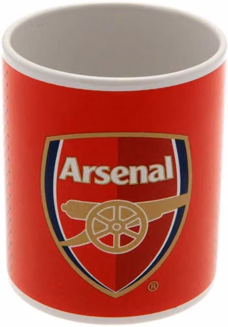 Arsenal FC Official Football Fade Design Ceramic Mug in Red
