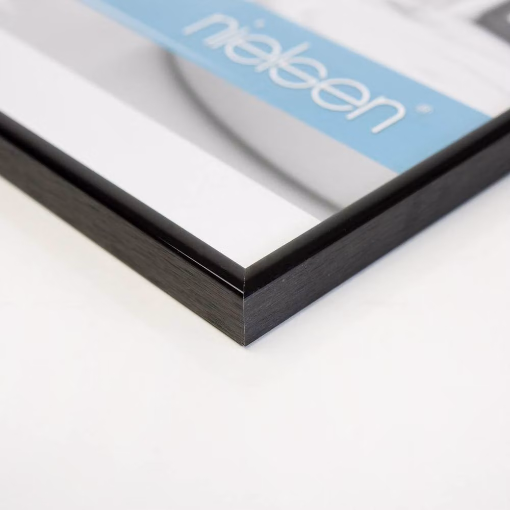 Nielsen Design Classic Single Rectangular Picture Frame in Black with Glass and Metal Front, W: 70 cm, H: 100 cm – 2