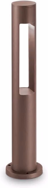 Ideal Lux Acqua Outdoor Bollard Lamp in Brown