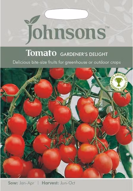 Johnsons Gardener's Delight Red Tomato Vegetable Seeds