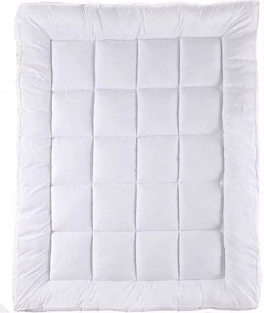 SPETLEK Hotel Quality Mattress Topper, 10cm Thick, King Size, White
