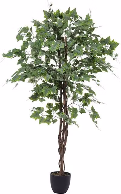 Livingandhome Green Artificial Tabletop Grape Tree in a Plastic Pot