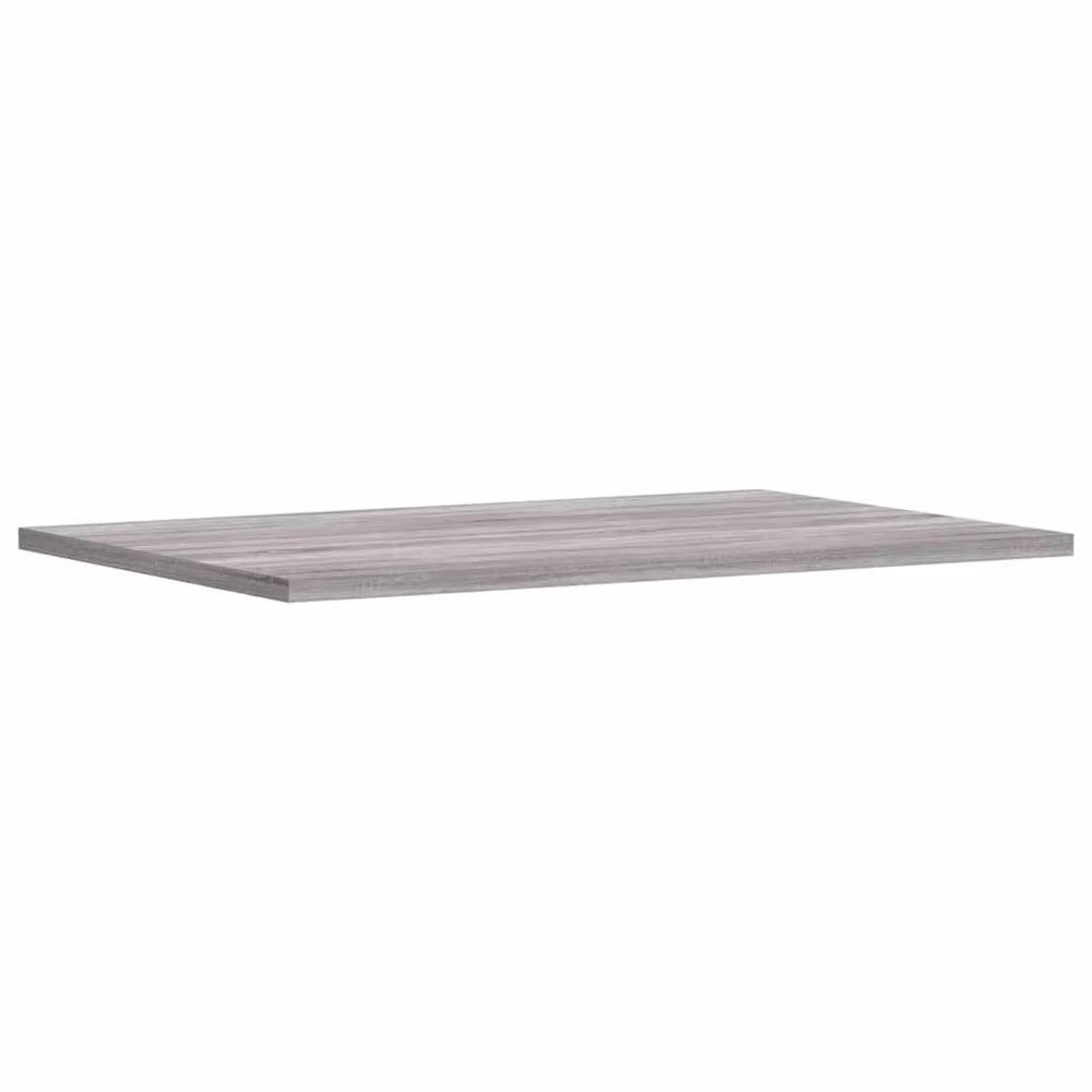 Berkfield Home Set of 4 Wall Mounted Shelves in Grey Sonoma, W: 60 cm, D: 40 cm, H: 1.5 cm – 2