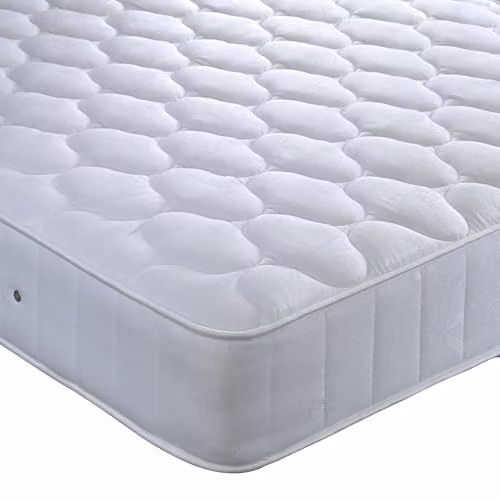 Bedmaster Neptune Bonell Spring Mattress in Blue and White, Single, W/D/H: 90 x 190 cm