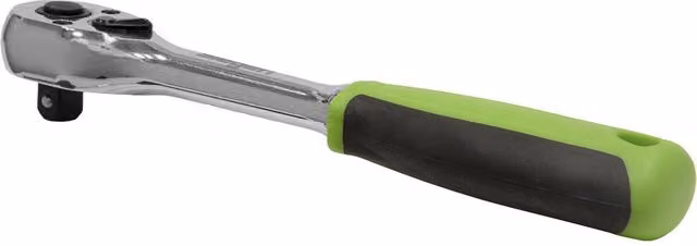 Loops 72-Tooth Flip Reverse Ratchet Wrench with 3/8 Inch Sq Drive and Pear-Head Design in Multicolour Chrome Vanadium