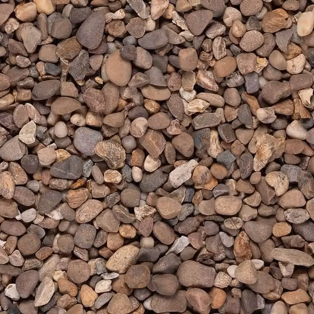 Simpa Natural Coarse Pea Gravel 20mm, Beige, 20kg Bag