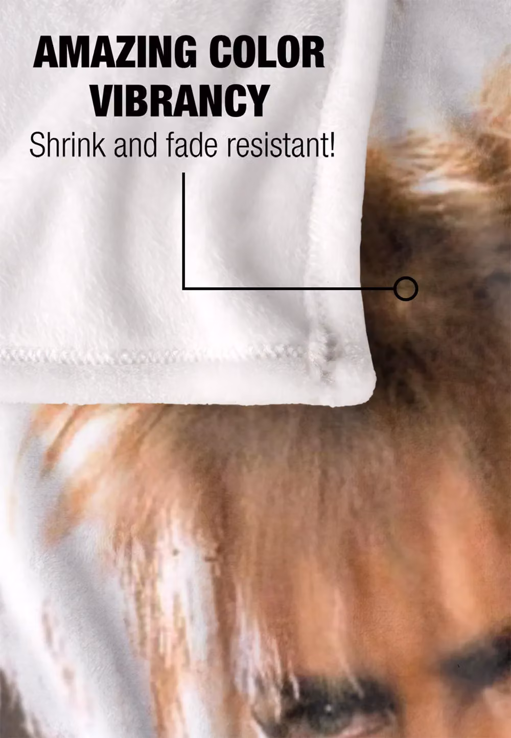 LOGOVISION Labyrinth Jareth Crystal Ball Super Soft Fleece Throw Blanket, White, W/D/H: 152 x 127 cm – 4