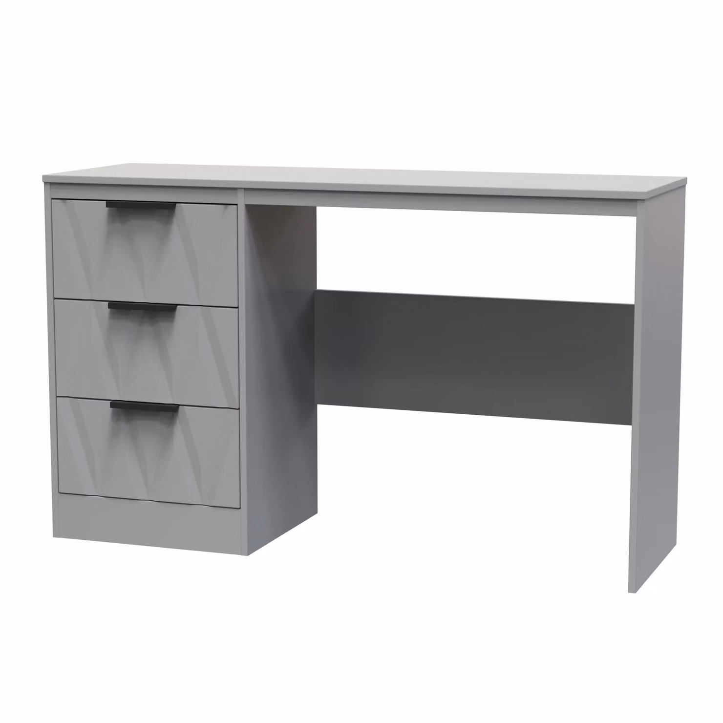 Ready Assembled 2 U Washington 3 Drawer Desk in Grey – 2