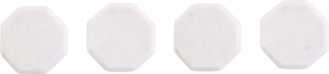 Orsina Set of Four White Marble Octagonal Coasters