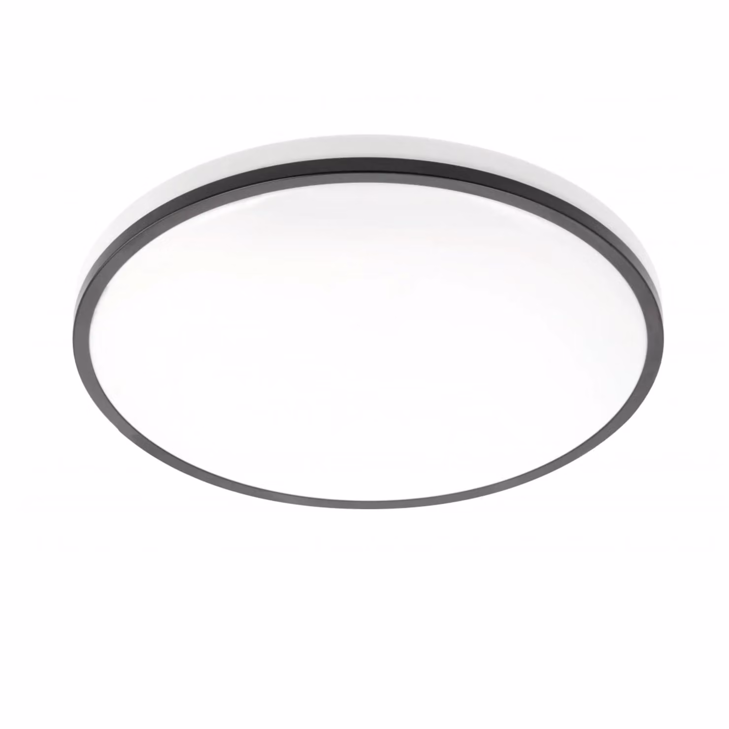 CGC Lighting Tula Black Trim LED Surface Mount Bulkhead Ceiling Light with White Opal Diffuser, 1680 Lumens, 4000k Cool White, IP44, W/D/H: 34.5 x 24.0 x 8.0 cm – 2