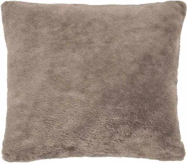 Murmur Skye Square Faux Fur Cushion in Grey, Beige or Brown